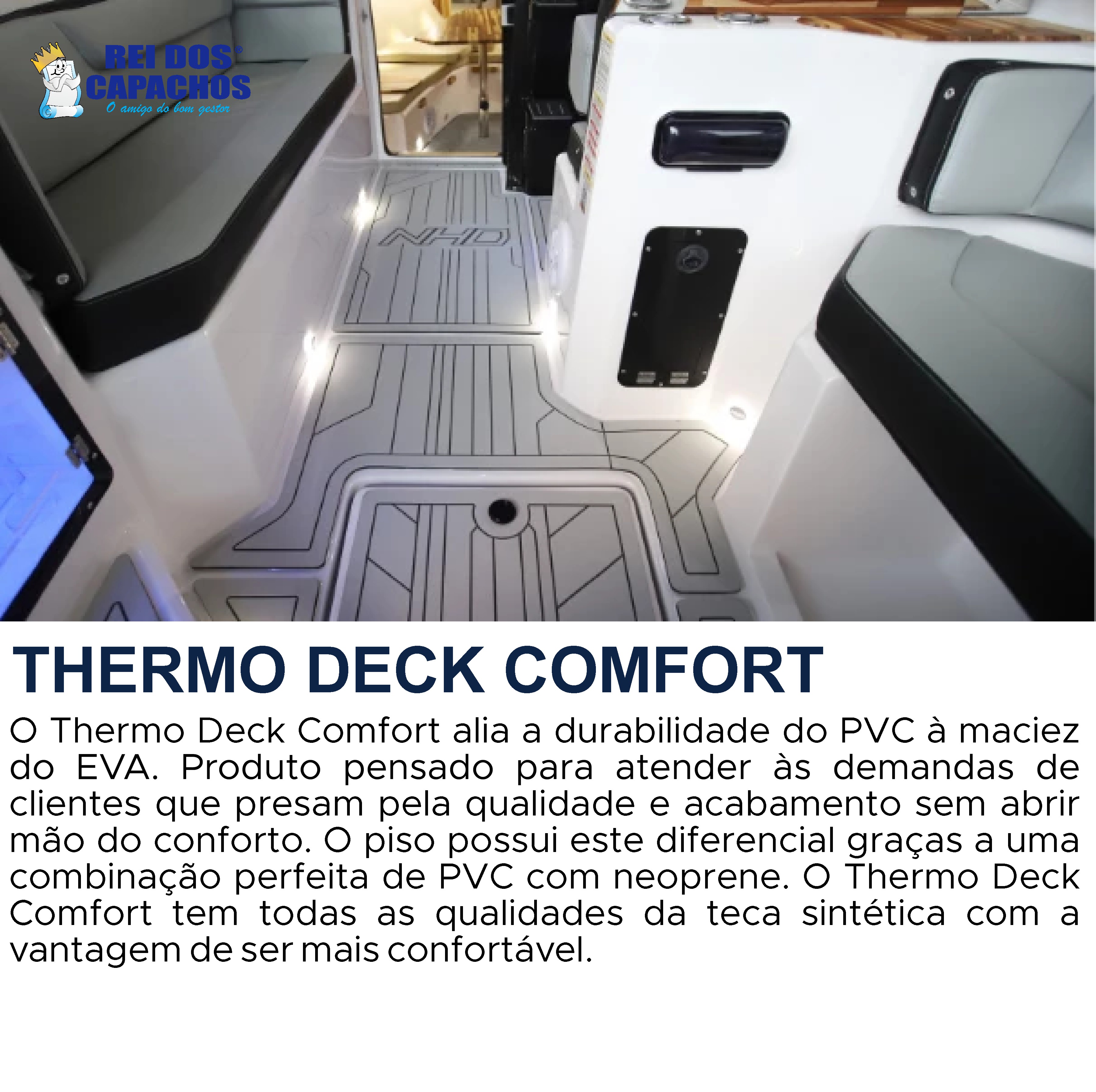 TAPETE PVC THERMO DECK COMFORT PARA ECOMARINER 44 - CABINE